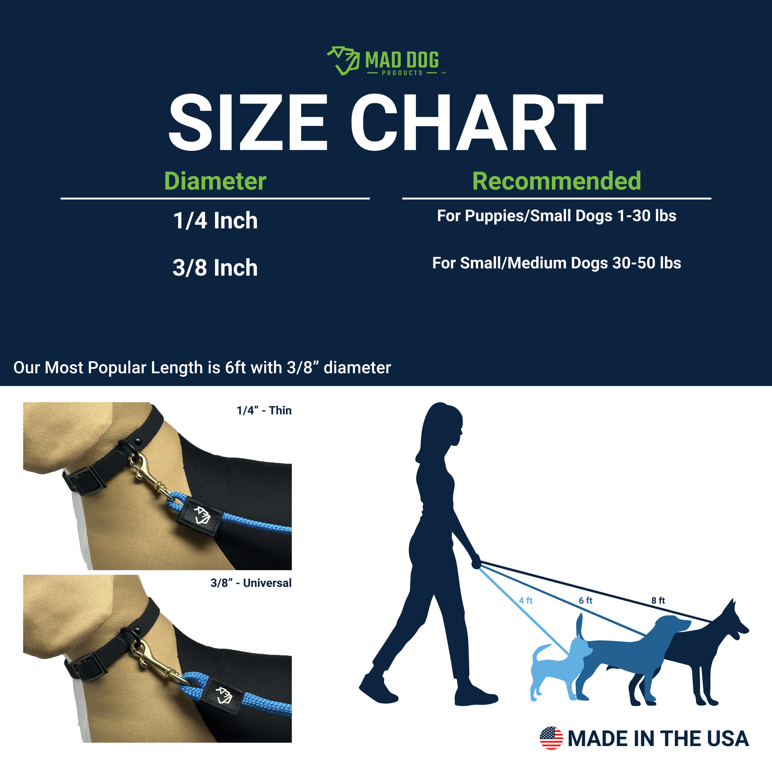 DB Standard Clip Leash A+3