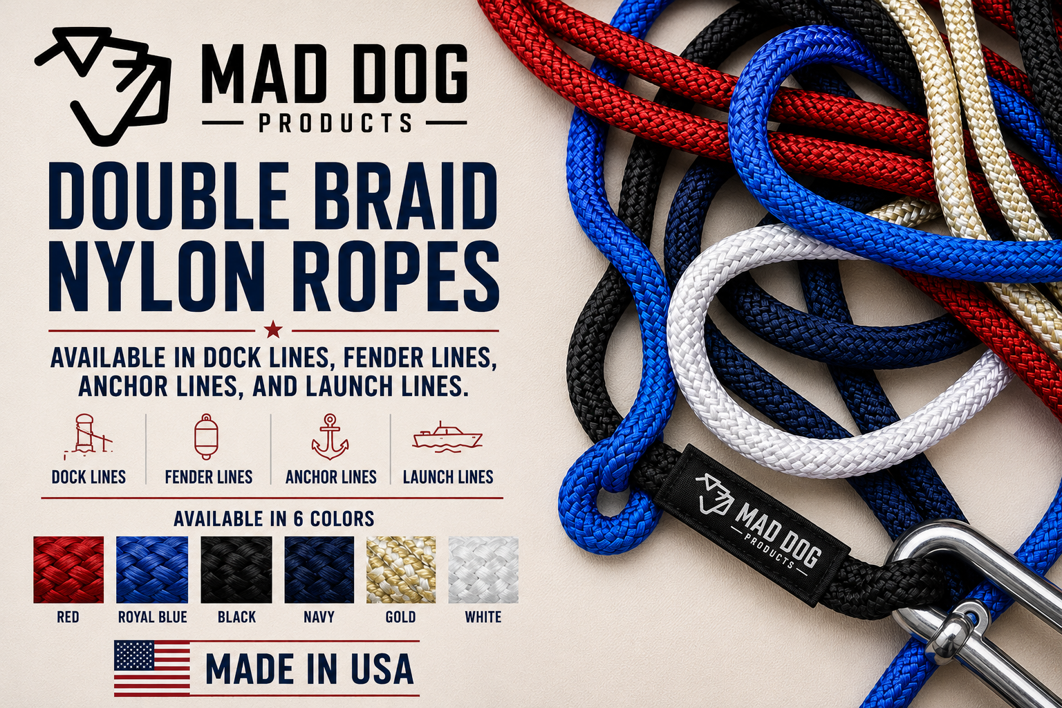MDP Double Braid Ropes