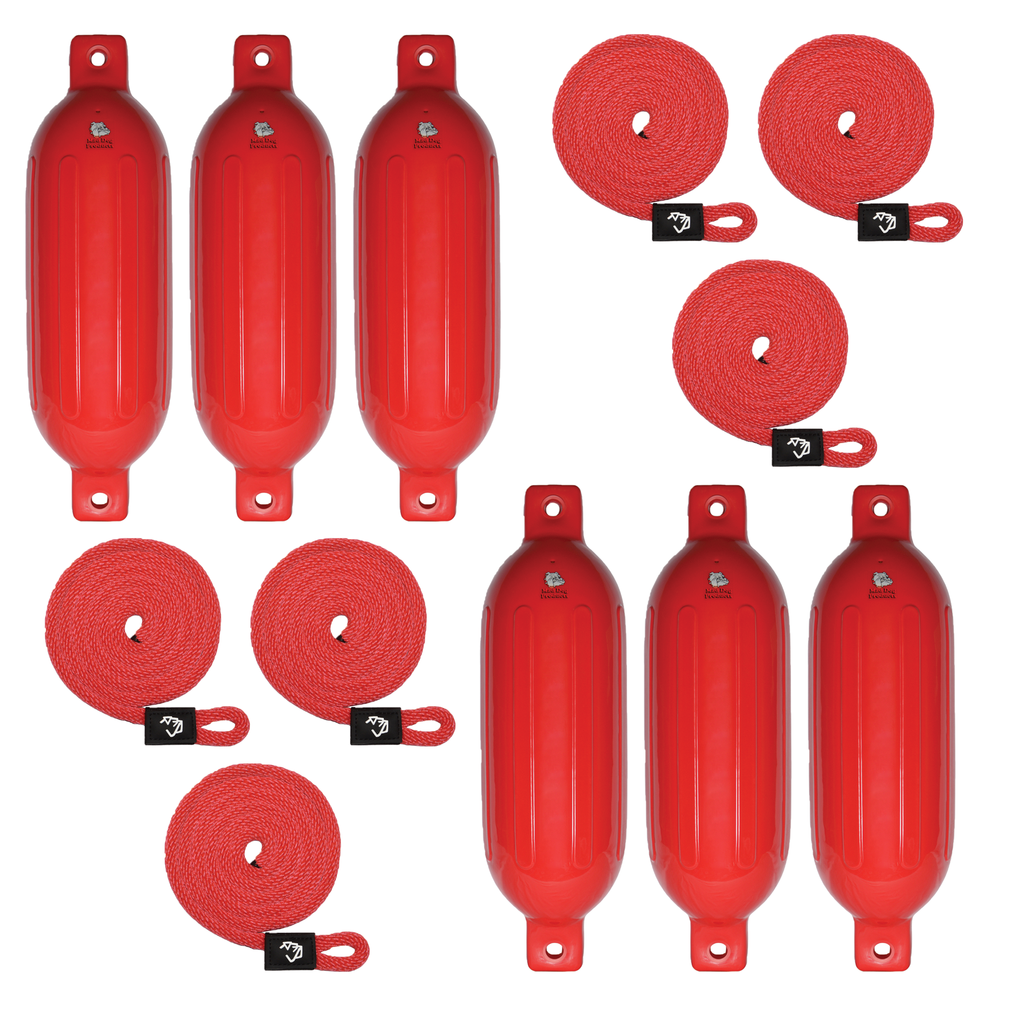 Fenders Mad Dog Red 6 with Fender Lines