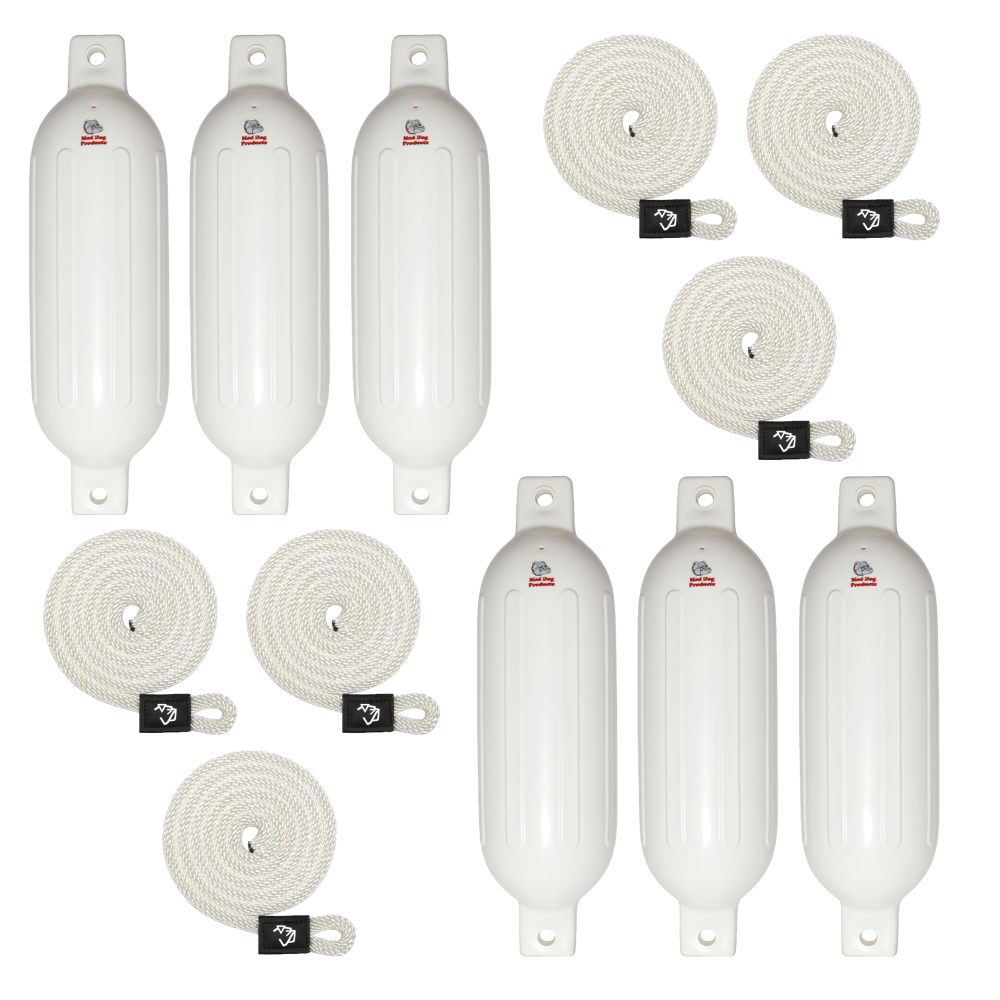 Fenders Mad Dog White 6 with Fender Lines